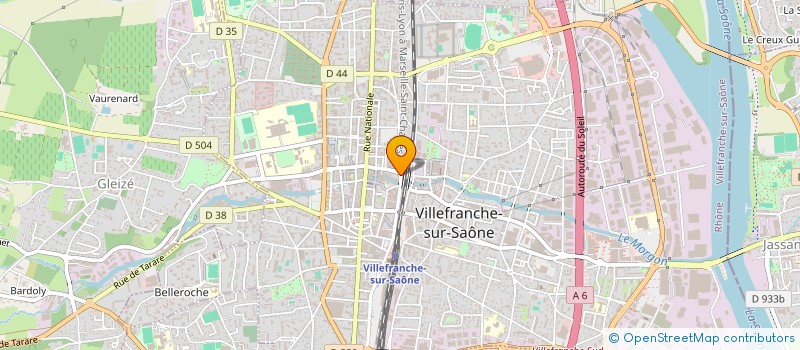 localisation de l'entreprise MONSIEUR JEAN MARC FILLAT à VILLEFRANCHE-SUR-SAONE