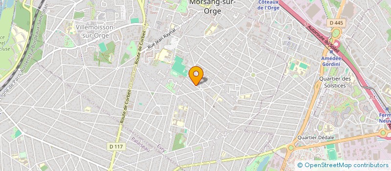 localisation de l'entreprise MONSIEUR JEAN-MARC FINOT  MORSANG-SUR-ORGE