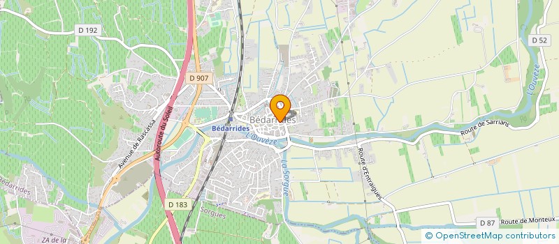 localisation de l'entreprise MONSIEUR JEAN-MARC FISCHER  BEDARRIDES