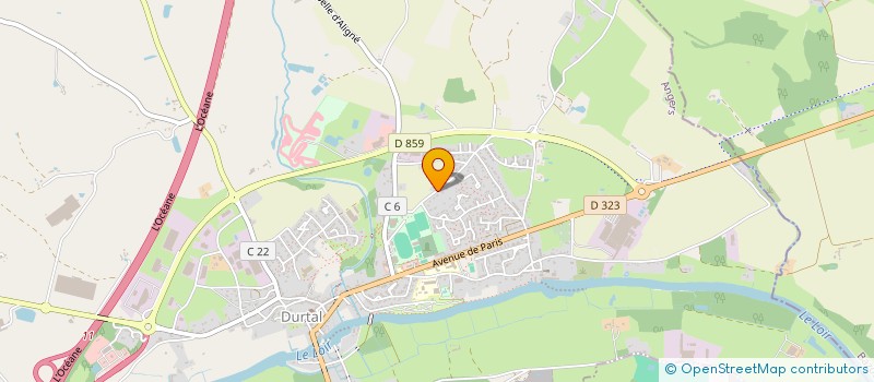 localisation de l'entreprise MONSIEUR JEAN MARC FONTANA  DURTAL