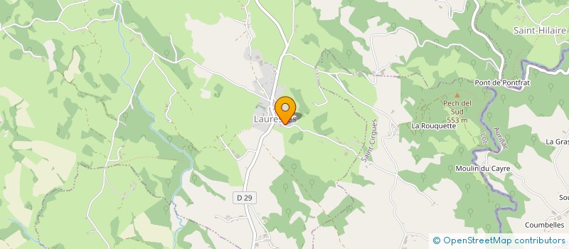 localisation de l'entreprise MONSIEUR JEAN-MARC FOUR  LAURESSES