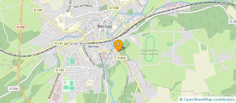 localisation de l'entreprise MONSIEUR JEAN-MARC FOURNIER à BERNAY