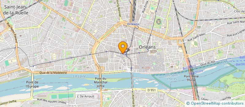 localisation de l'entreprise MONSIEUR JEAN-MARC FRANCHI à ORLEANS