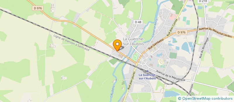 localisation de l'entreprise MONSIEUR JEAN-MARC FRANCOIS à LA GUERCHE-SUR-L'AUBOIS