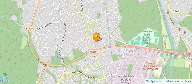 localisation de l'entreprise MONSIEUR JEAN MARC FRETILLERE à LA TESTE-DE-BUCH