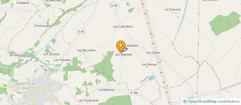 localisation de l'entreprise MONSIEUR JEAN-MARC GABILLAUD à CHAVIN