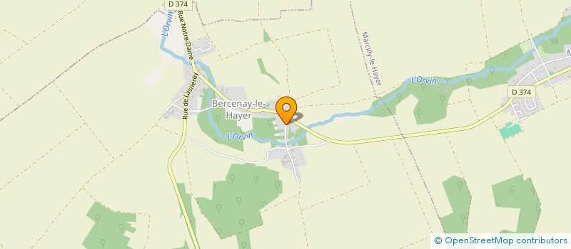 localisation de l'entreprise MONSIEUR JEAN - MARC GAILLARDON  BERCENAY-LE-HAYER