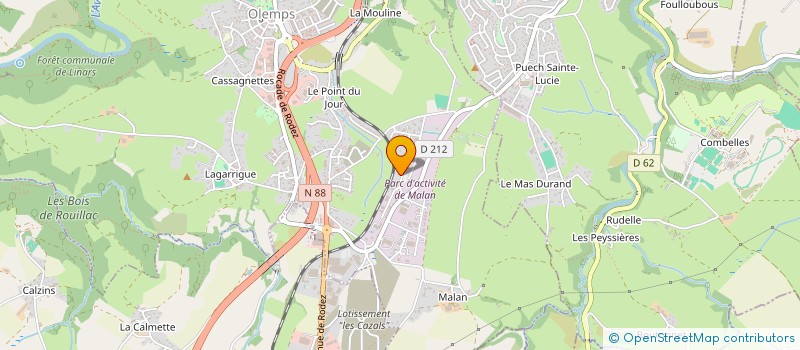 localisation de l'entreprise MONSIEUR JEAN-MARC GALERA à CASSAGNES-BEGONHES