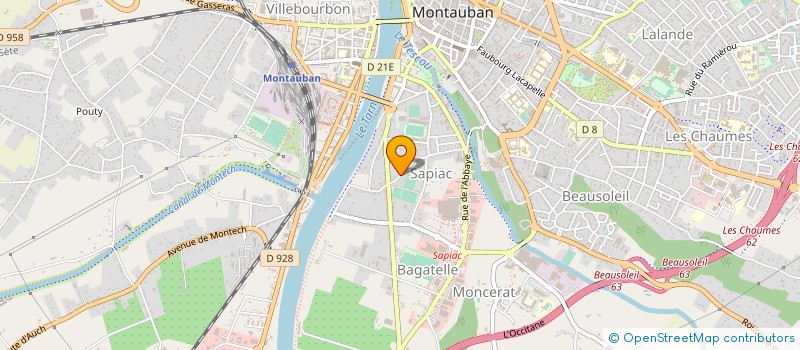 localisation de l'entreprise MONSIEUR JEAN-MARC GALES  MONTAUBAN