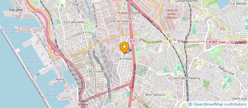 localisation de l'entreprise MONSIEUR JEAN-MARC GALIA à MARSEILLE