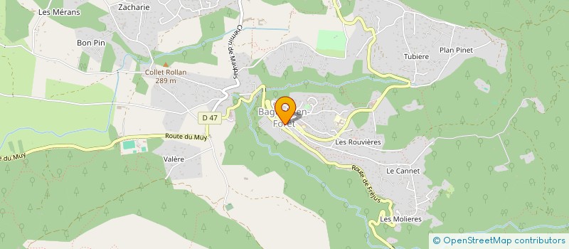 localisation de l'entreprise MONSIEUR JEAN-MARC GALLAND à BAGNOLS-EN-FORET