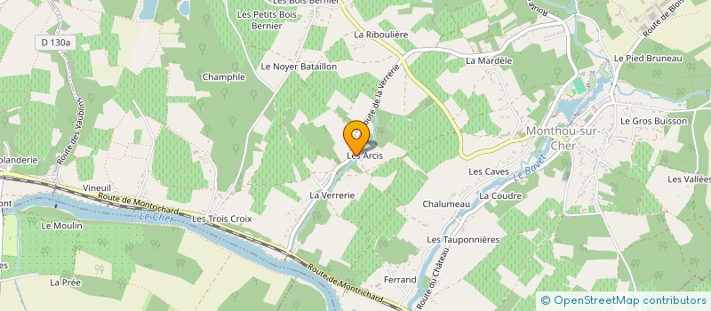 localisation de l'entreprise MONSIEUR JEAN-MARC GALLOUX  MONTHOU-SUR-CHER