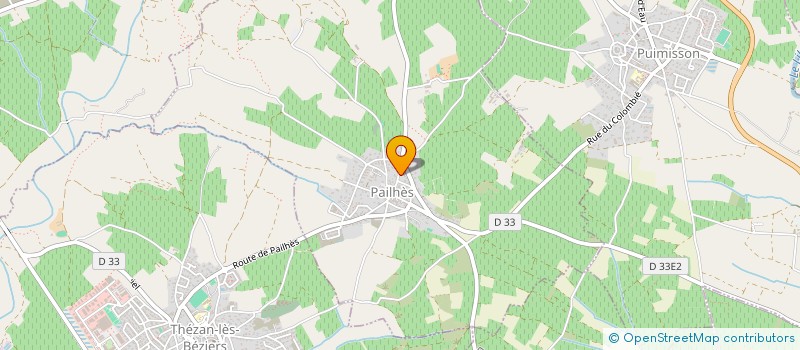 localisation de l'entreprise MONSIEUR JEAN-MARC GALVEZ  PAILHES