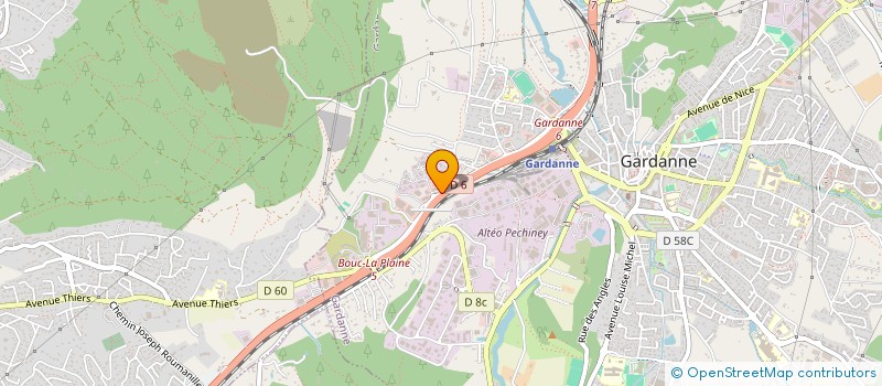 localisation de l'entreprise MONSIEUR JEAN-MARC GARCIA  GARDANNE