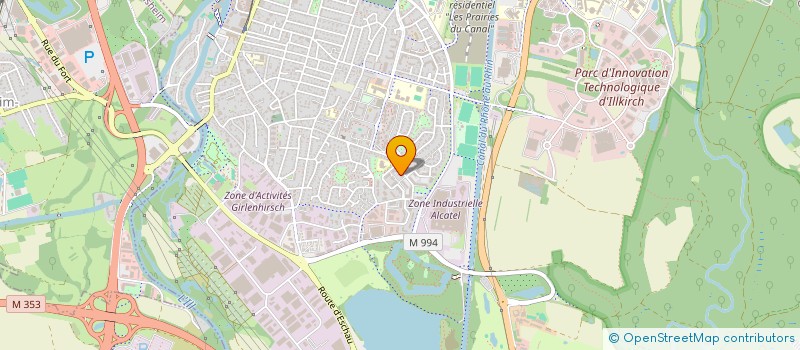 localisation de l'entreprise MONSIEUR JEAN-MARC GARI  ILLKIRCH-GRAFFENSTADEN