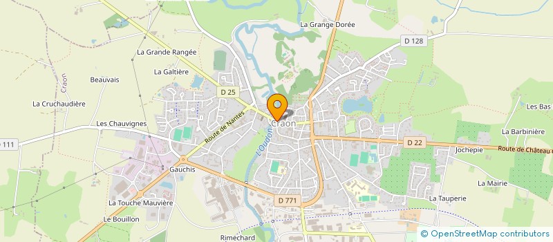 localisation de l'entreprise MONSIEUR JEAN-MARC GARNIEL  CRAON