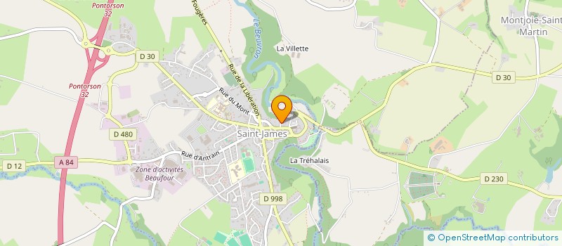 localisation de l'entreprise MONSIEUR JEAN-MARC GASNIER à SAINT-JAMES