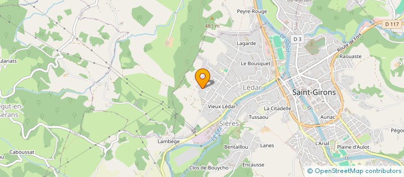 localisation de l'entreprise MONSIEUR JEAN-MARC GASTON à SAINT-GIRONS