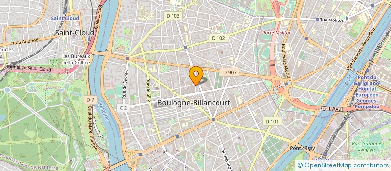 localisation de l'entreprise MONSIEUR JEAN-MARC GAUCHER-HOLMANN à BOULOGNE-BILLANCOURT