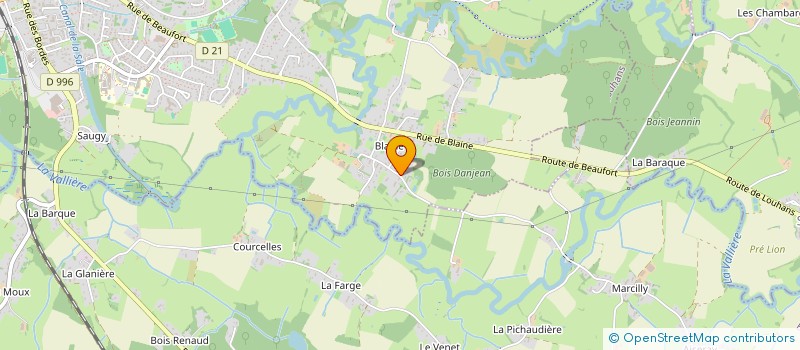 localisation de l'entreprise MONSIEUR JEAN-MARC GAULIARD à LOUHANS
