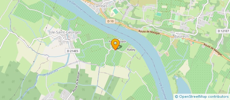 localisation de l'entreprise MONSIEUR JEAN MARC GAUTHIER  ISLE-SAINT-GEORGES