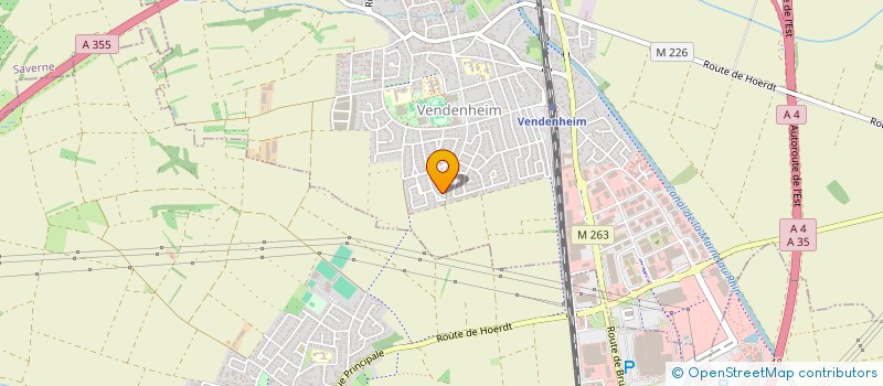 localisation de l'entreprise MONSIEUR JEAN-MARC GEMMERLE  VENDENHEIM