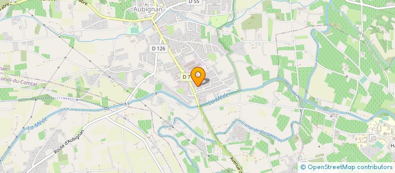 localisation de l'entreprise MONSIEUR JEAN MARC GENOVA  AUBIGNAN