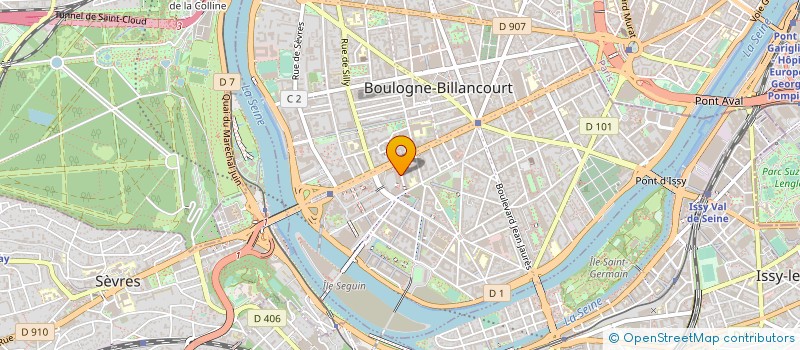 localisation de l'entreprise MONSIEUR JEAN MARC GENTY à BOULOGNE-BILLANCOURT