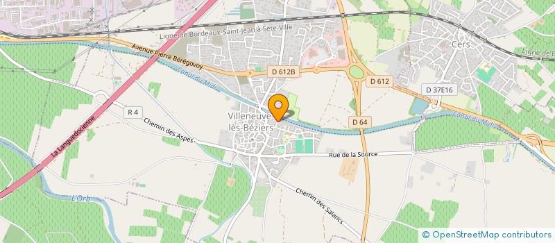 localisation de l'entreprise MONSIEUR JEAN-MARC GEORGE à VILLENEUVE-LES-BEZIERS