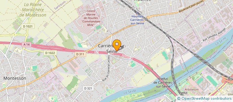 localisation de l'entreprise MONSIEUR JEAN-MARC GERMIER à CARRIERES-SUR-SEINE