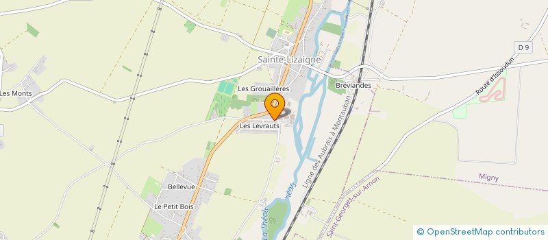 localisation de l'entreprise MONSIEUR JEAN MARC GIBAULT à SAINTE-LIZAIGNE