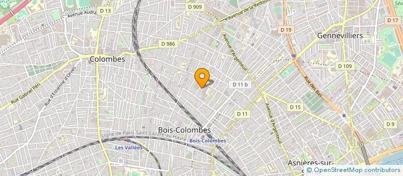 localisation de l'entreprise MONSIEUR JEAN-MARC GILLET à BOIS-COLOMBES