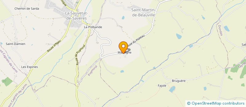 localisation de l'entreprise MONSIEUR JEAN MARC GILLETTE à SAINT-MARTIN-DE-BEAUVILLE