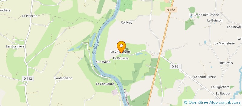 localisation de l'entreprise MONSIEUR JEAN MARC GILLOIS  FROMENTIERES