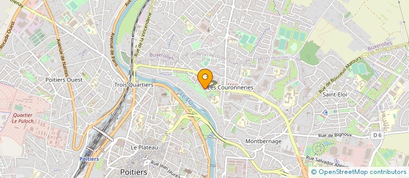 localisation de l'entreprise MONSIEUR JEAN-MARC GINON à POITIERS