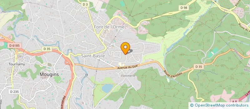 localisation de l'entreprise MONSIEUR JEAN-MARC GIRARD à MOUGINS