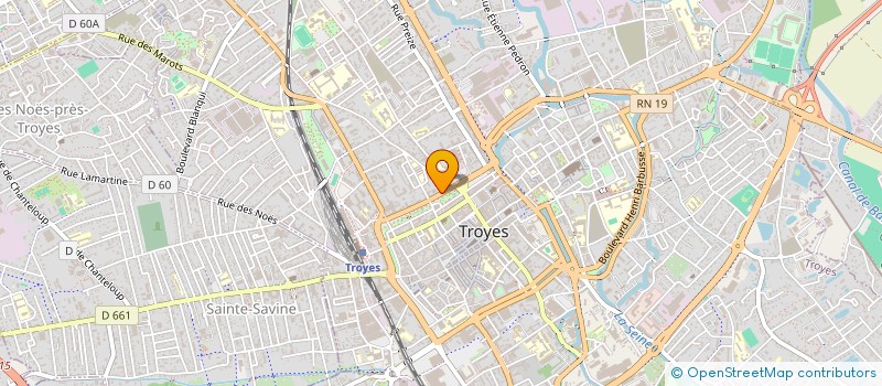 localisation de l'entreprise MONSIEUR JEAN-MARC GOBET  TROYES