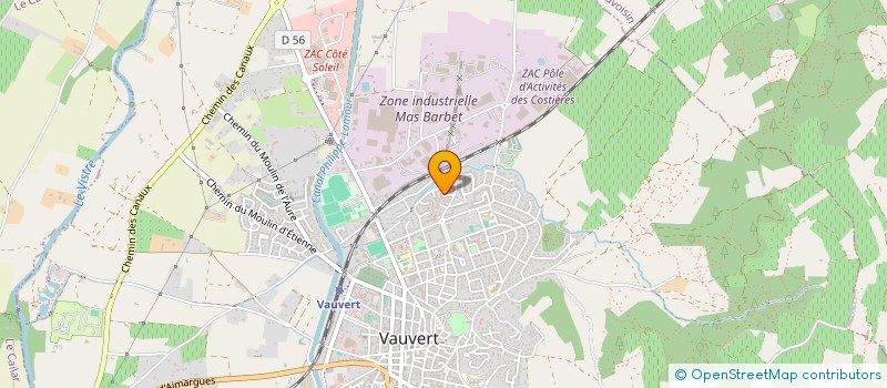 localisation de l'entreprise MONSIEUR JEAN MARC GODES  VAUVERT