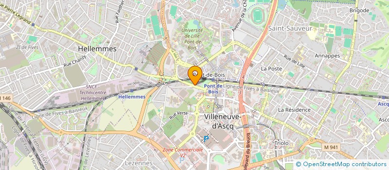 localisation de l'entreprise MONSIEUR JEAN-MARC GODET à VILLENEUVE-D'ASCQ