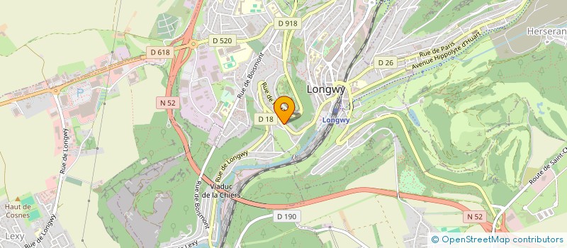 localisation de l'entreprise MONSIEUR JEAN MARC GOEDERT à LONGWY