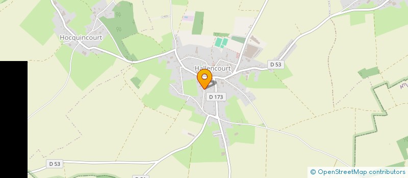 localisation de l'entreprise MONSIEUR JEAN-MARC GOEMAERE  HALLENCOURT