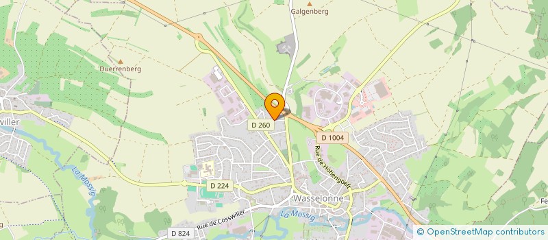 localisation de l'entreprise MONSIEUR JEAN-MARC GOEPP  WASSELONNE