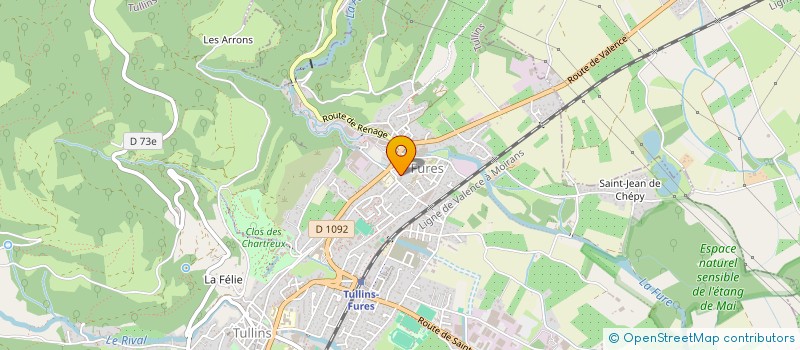 localisation de l'entreprise MONSIEUR JEAN-MARC GOMES  TULLINS