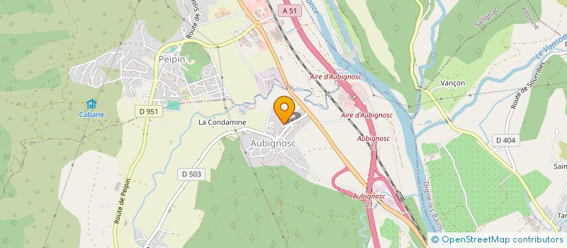 localisation de l'entreprise MONSIEUR JEAN-MARC GORZERINO à AUBIGNOSC