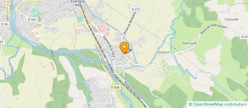 localisation de l'entreprise MONSIEUR JEAN-MARC GRANGE-PRADERAS  NAY