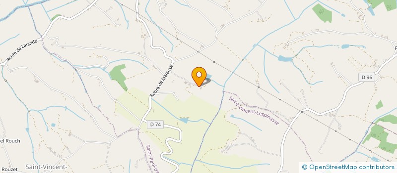 localisation de l'entreprise MONSIEUR JEAN-MARC GRANIER  SAINT-PAUL-D'ESPIS