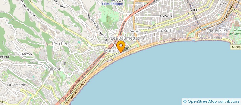 localisation de l'entreprise MONSIEUR JEAN MARC GUDENIAN à NICE