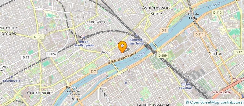 localisation de l'entreprise MONSIEUR JEAN-MARC GUEDON à COURBEVOIE