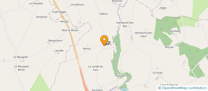 localisation de l'entreprise MONSIEUR JEAN MARC GUILLEMIN à NOYAL-PONTIVY