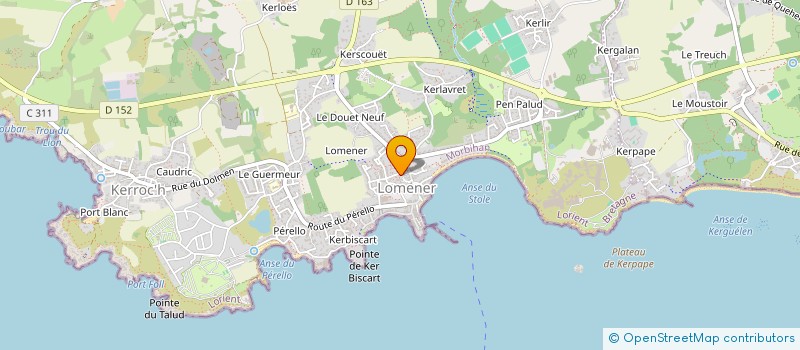 localisation de l'entreprise MONSIEUR JEAN MARC GUILLOU à PLOEMEUR